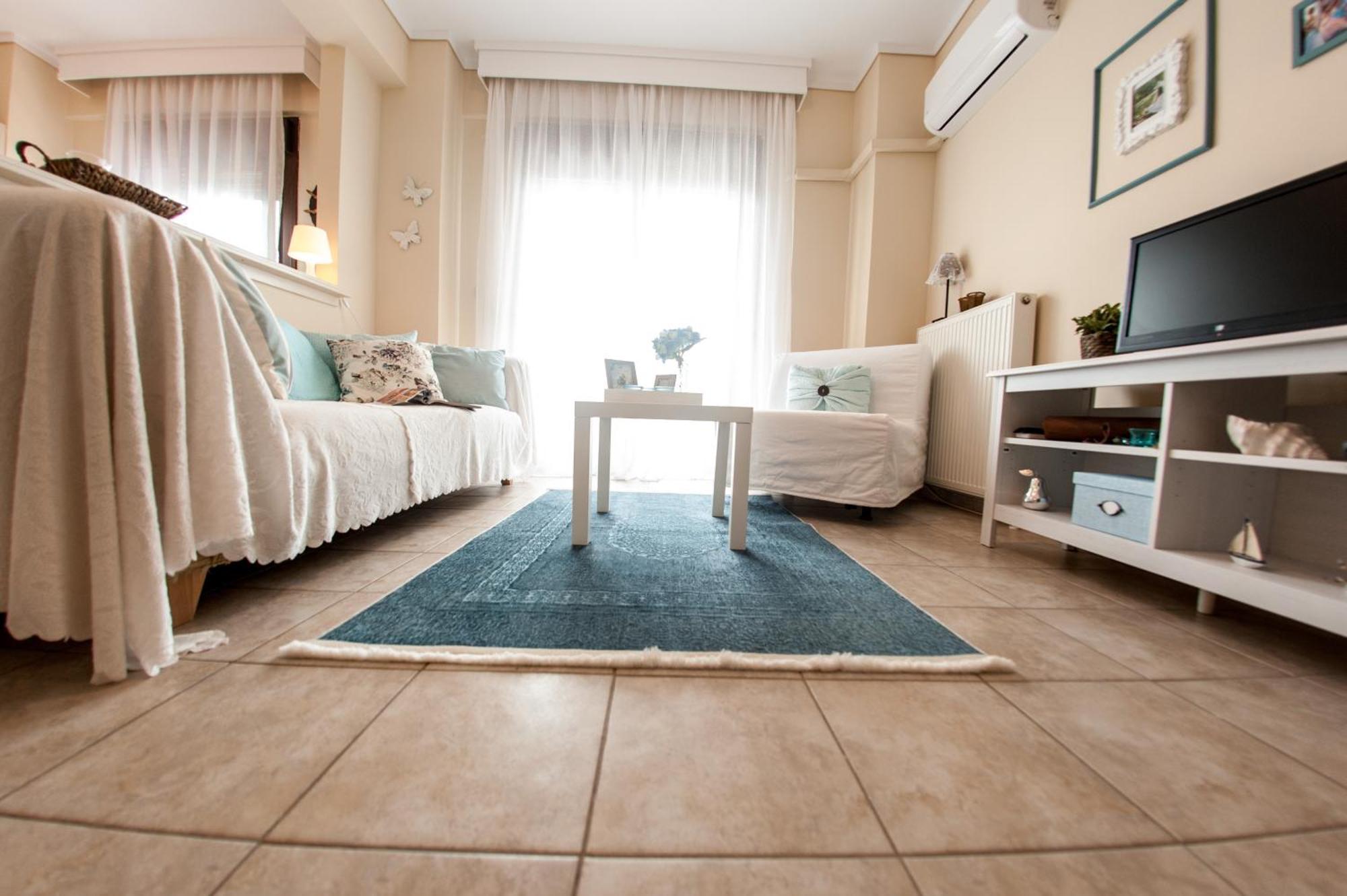Sea View Flat Apartment Peraia  Bagian luar foto
