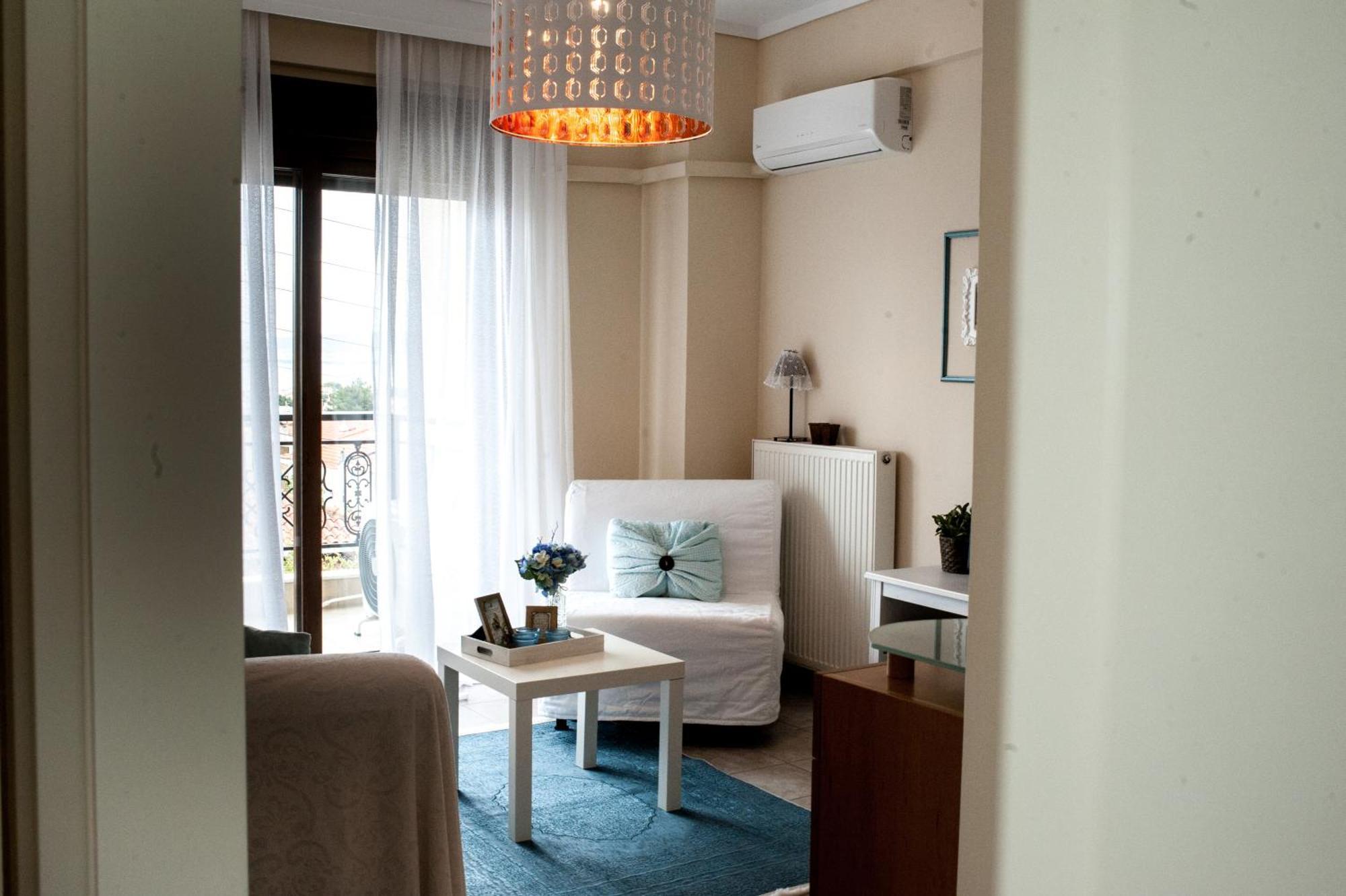 Sea View Flat Apartment Peraia  Bagian luar foto